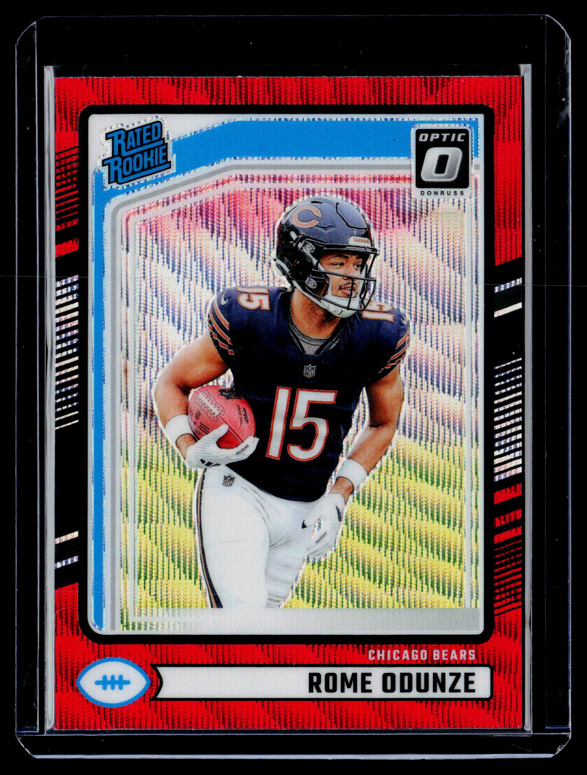 2024 Panini Donruss Football Rated Rookie Rome Odunze #309 - front