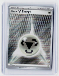 2025 Pokémon Scarlet & Violet Energies Basic Metal Energy SVE EN 024 Holofoil - front