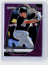 2025 Panini Prizm Baseball Kyle Teel Purple Prizm #193 /149 - front