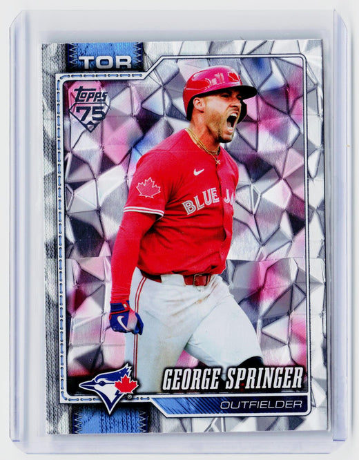2026 Topps Series 2 George Springer #455 Toronto Blue Jays - front
