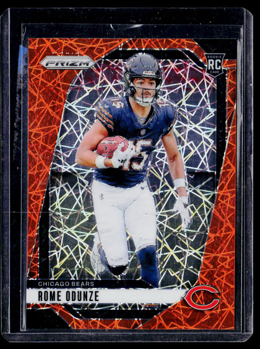 2024 Panini Prizm Football Rome Odunze Rookie Card #385 Chicago Bears - front