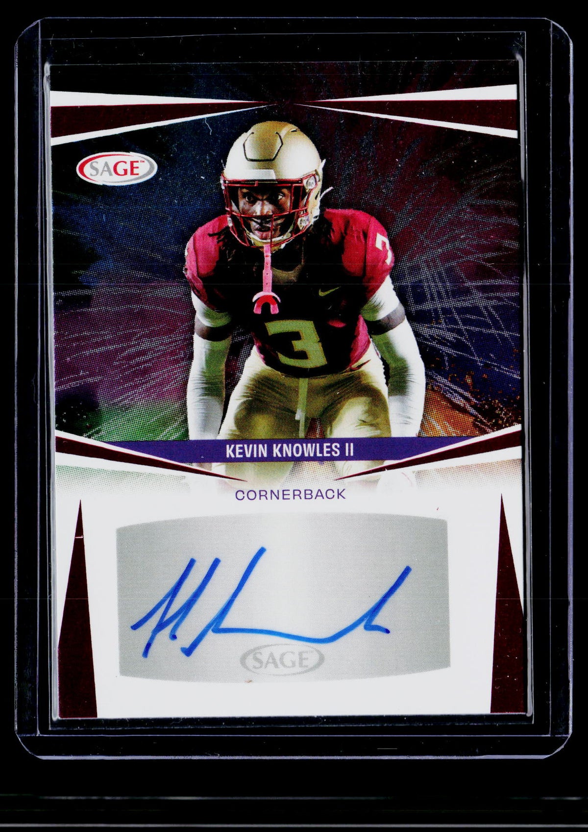 2025 SAGE HIT Autographs High Series Kevin Knowles II Auto #A-KKII - front