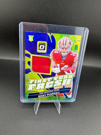 2024 Panini Donruss Optic First Year Fresh Ricky Pearsall Jersey Rookie Card #FYF-RPL - front