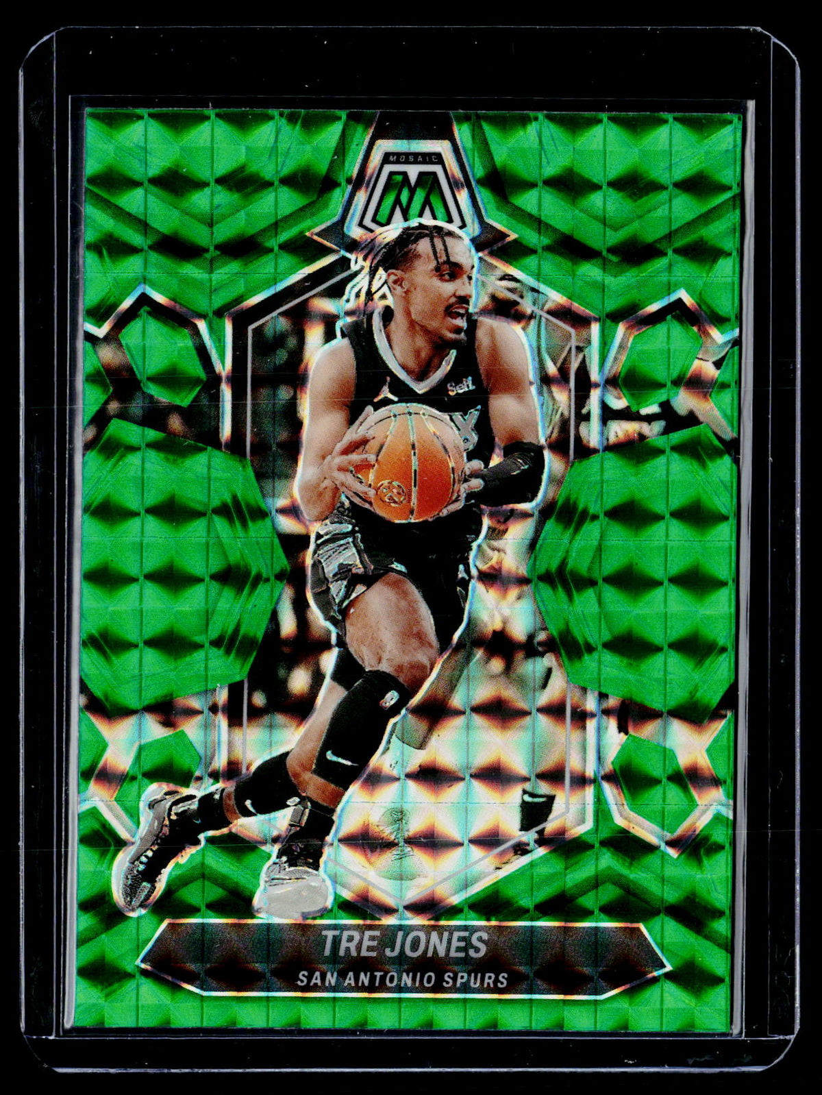 2023-24 Panini Mosaic Basketball Tre Jones #172 Spurs - front