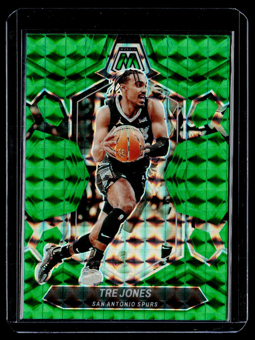 2023-24 Panini Mosaic Basketball Tre Jones #172 Spurs - front