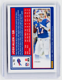 2025 Panini Donruss Optic Josh Allen #70 Buffalo Bills - back