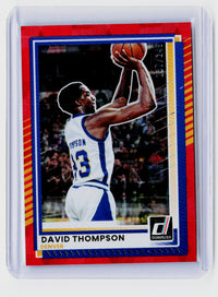 2025 Panini Donruss David Thompson #142 Red Cubic /149 - front