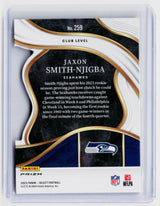 2023 Panini Select Football Jaxon Smith-Njigba Club Level Rookie Card #259 - back