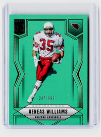 2025 Panini Donruss Elite Football Aeneas Williams Aspirations Lime Green #98 /999 - front