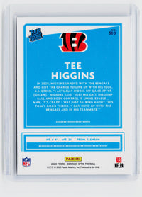 2020 Panini Donruss Optic Tee Higgins Rated Rookie Variations #310 - back