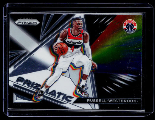 2021-22 Panini Prizm Basketball Russell Westbrook #23 Washington Wizards - front