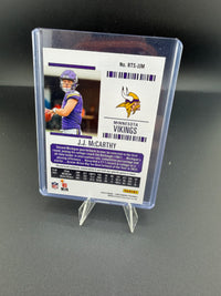 2024 Panini Contenders Rookie Ticket Swatches J.J. McCarthy Minnesota Vikings - back