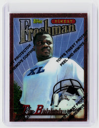 1996 Topps Finest Tim Biakabutuka Carolina Panthers Rookie Card #222 - front
