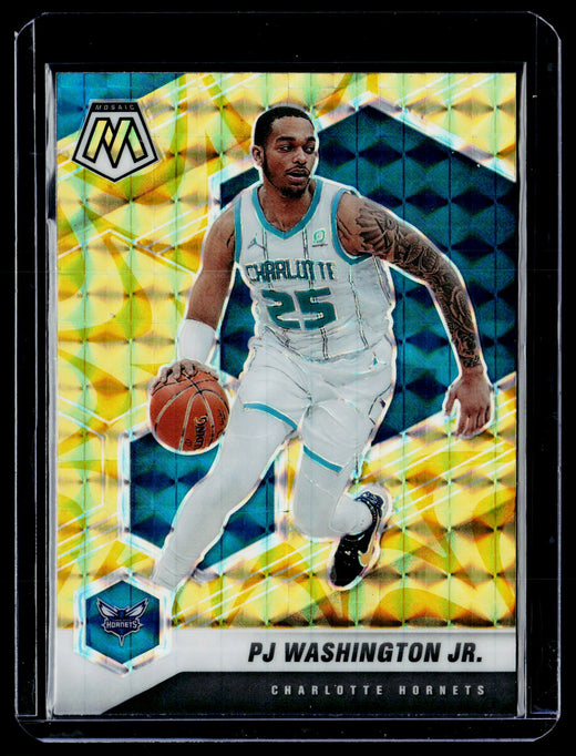2020-21 Panini Mosaic Basketball PJ Washington Jr. #27 Charlotte Hornets - front