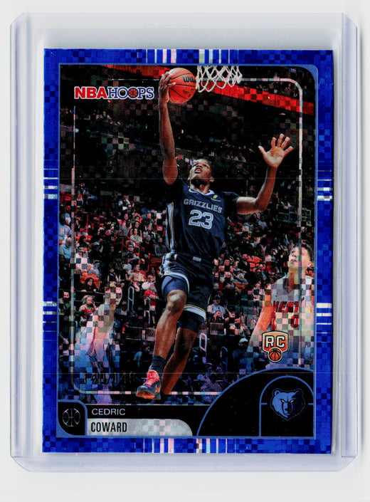 2025-26 Topps NBA Hoops Cedric Coward #90 Base Rainbow Rookie – Memphis Grizzlies - front