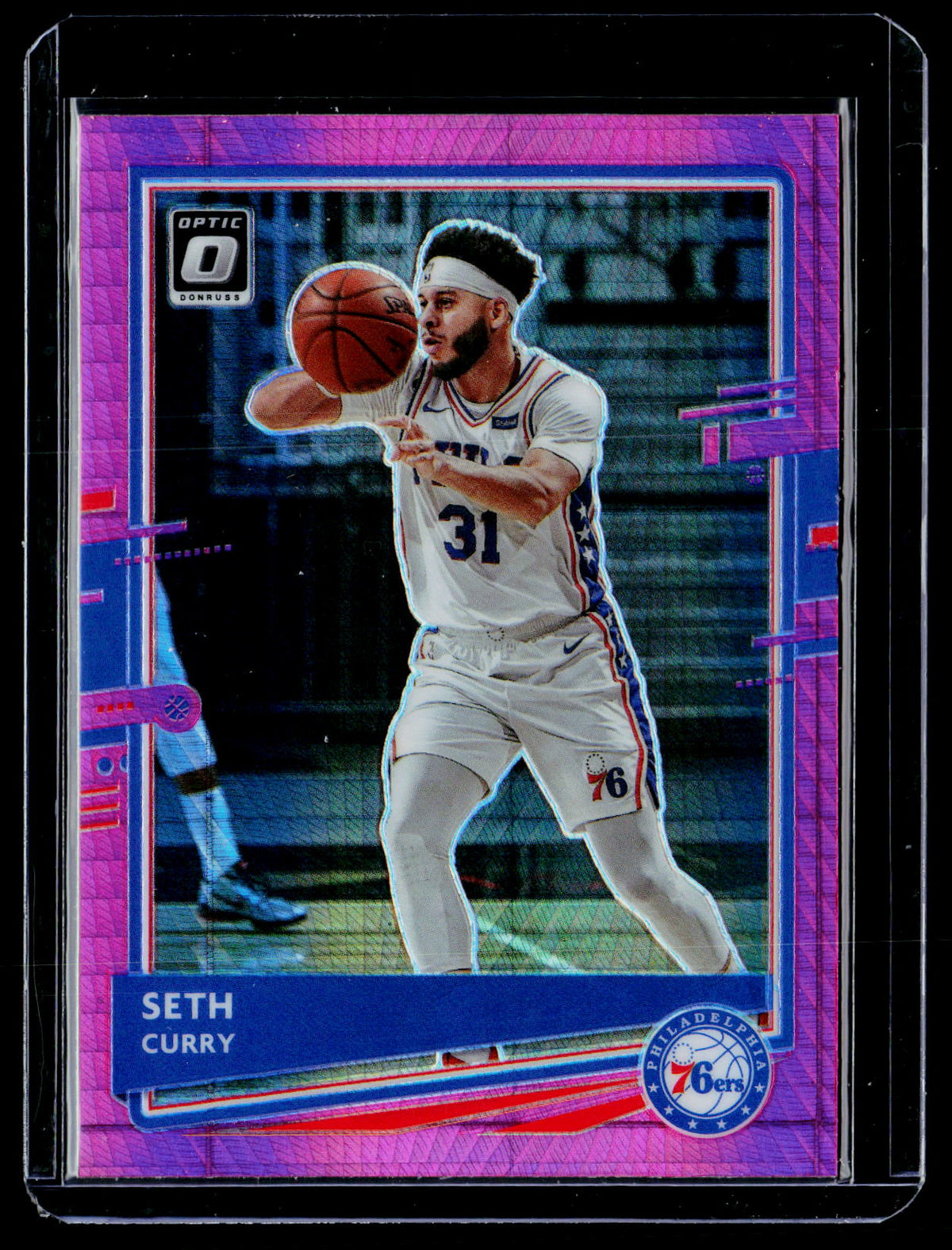 2020-21 Panini Donruss Optic Basketball Seth Curry #113 76ers - front