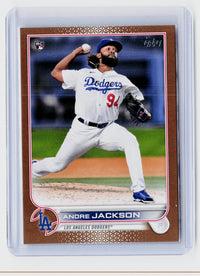 2022 Topps Series 1 Gold Andre Jackson RC #258 /2022 - front
