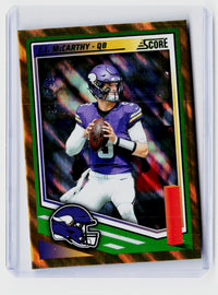 2025 Panini Score Football J.J. McCarthy Artist's Proof #291 /799 - front