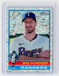 2024 Topps Heritage Pearl Max Scherzer #182 Texas Rangers - front