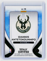 2024-25 Panini Totally Certified Franchise Foundations Giannis Antetokounmpo #14 - back