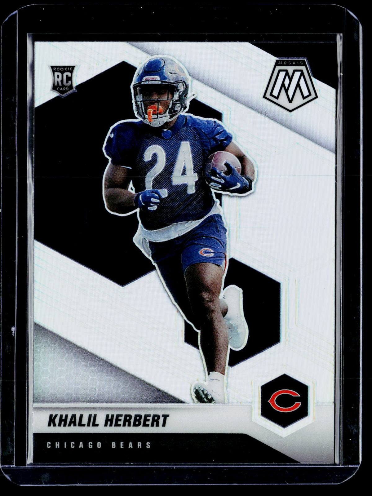 2021 Panini Mosaic Football Khalil Herbert RC #380 Chicago Bears - front