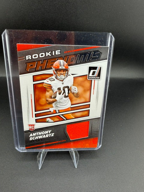 2021 Panini Donruss Rookie Phenom Jerseys Anthony Schwartz RPJ-ASC Rookie Card - front