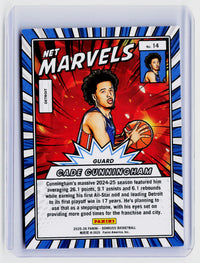 2025-26 Panini Net Marvels Cade Cunningham #14 /185 - back