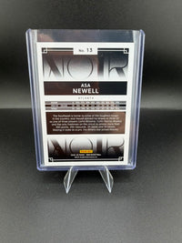 2025-26 Panini Noir Asa Newell Rookie #13 /49 Atlanta - back