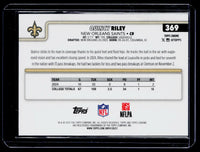 2025 Topps Chrome Quincy Riley Rookie #369 New Orleans Saints - back