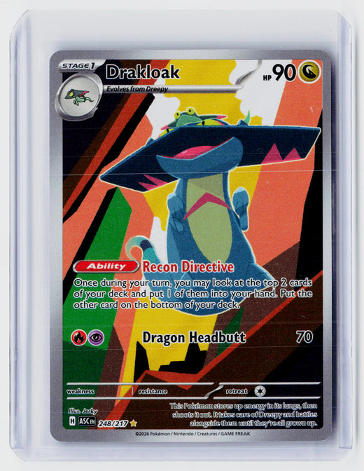 2026 Pokémon TCG Ascended Heroes Drakloak Illustration Rare 248/217 - front