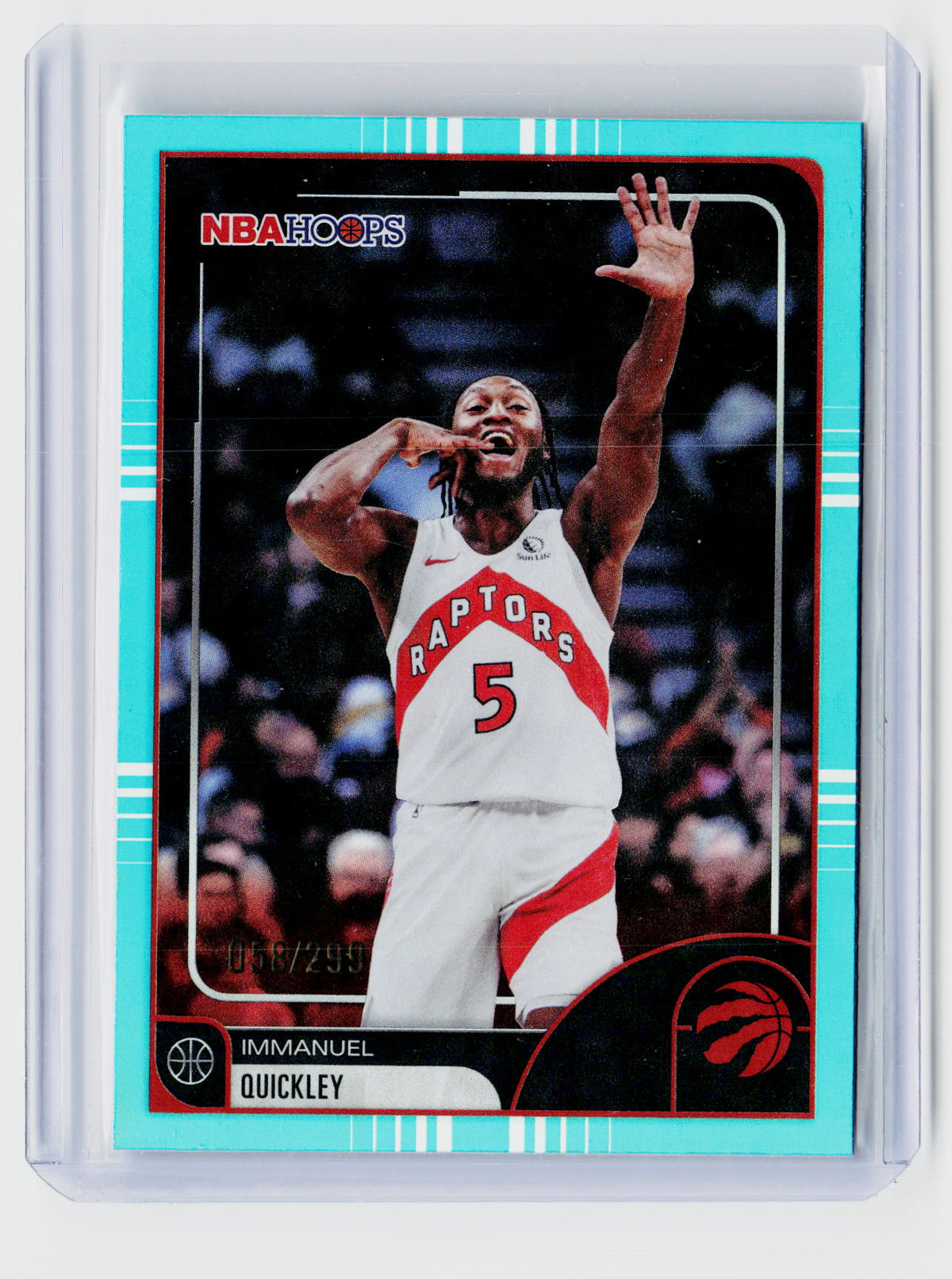 2026 Topps NBA Hoops Immanuel Quickley Toronto Raptors /299 - front