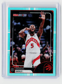2026 Topps NBA Hoops Immanuel Quickley Toronto Raptors /299 - front