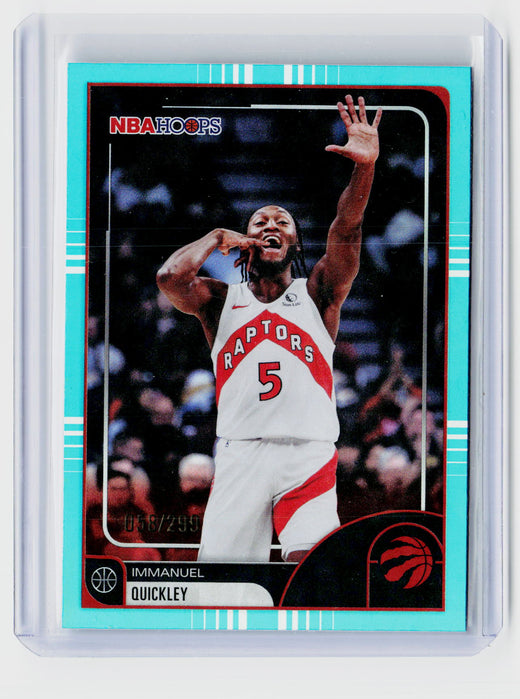 2026 Topps NBA Hoops Immanuel Quickley Toronto Raptors /299 - front