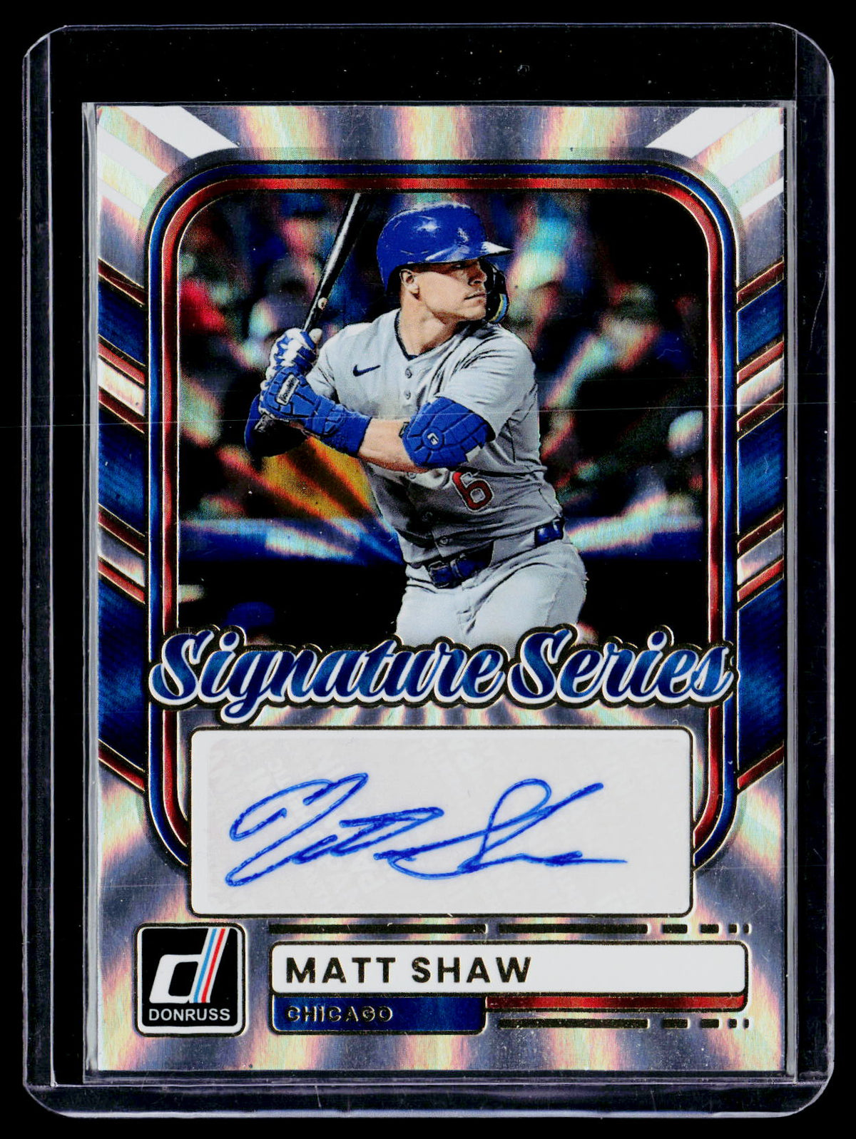 2026 Panini Donruss Baseball Signature Series Matt Shaw Rookie Autograph #SS-MS - front