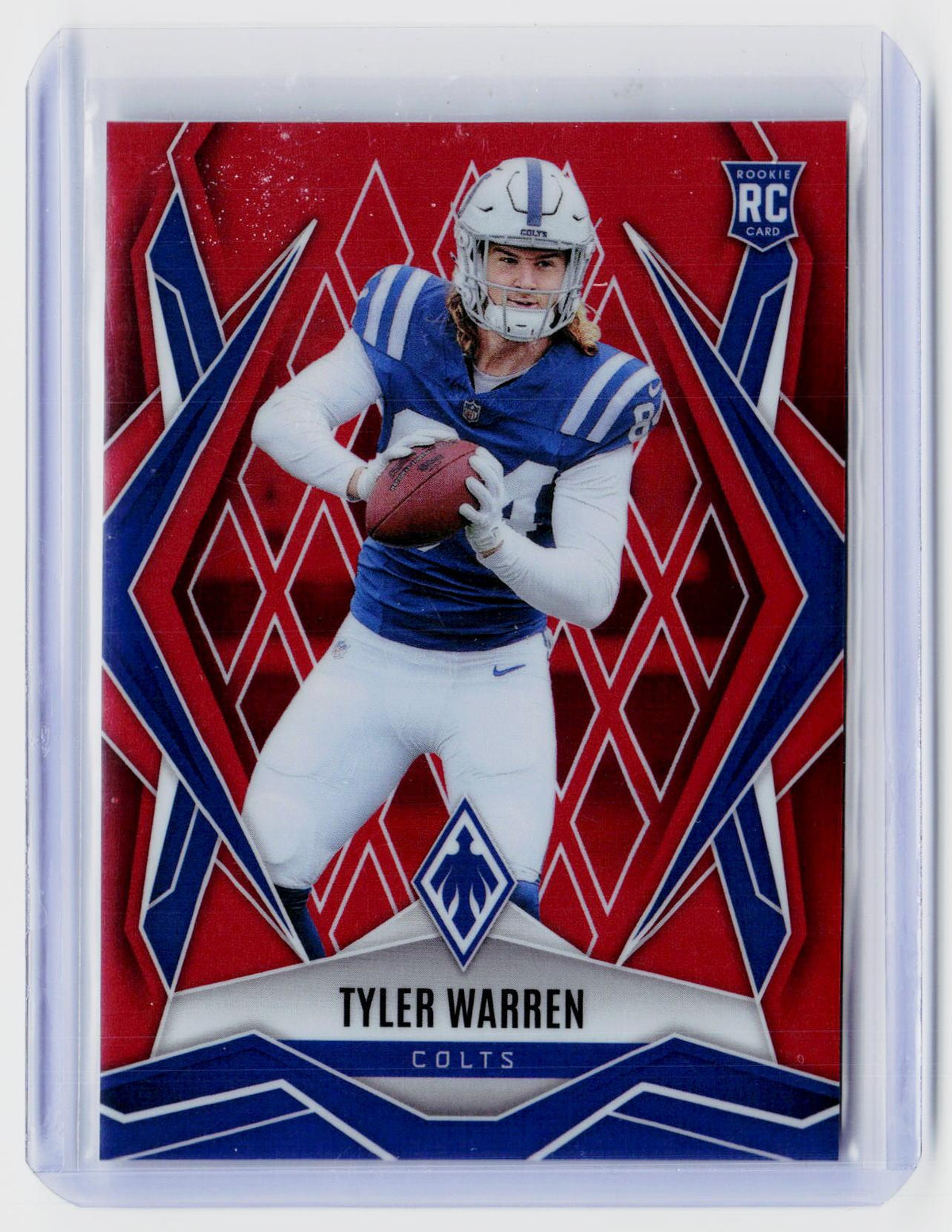 2025 Panini Phoenix Football Tyler Warren Rookie Card #185 Indianapolis Colts - front