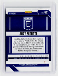 2026 Panini Donruss Elite Baseball Andy Pettitte #62 /399 New York Yankees - back