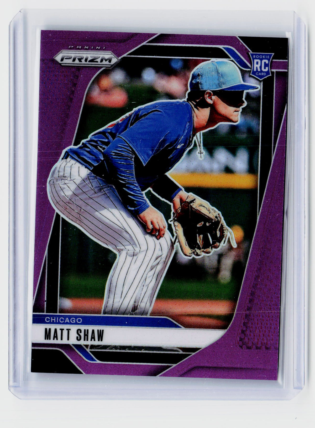 2025 Panini Prizm Baseball Matt Shaw Purple Prizm Rookie #155 /149 - front