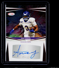 2025 SAGE HIT Autographs Purple Amar Johnson #A-AJ3 - front