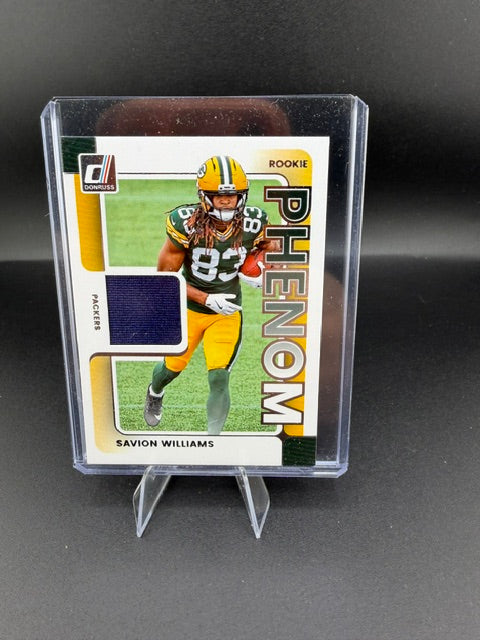 2025 Panini Donruss Football Rookie Phenom Jerseys Savion Williams RC #RPJ-SWS - front