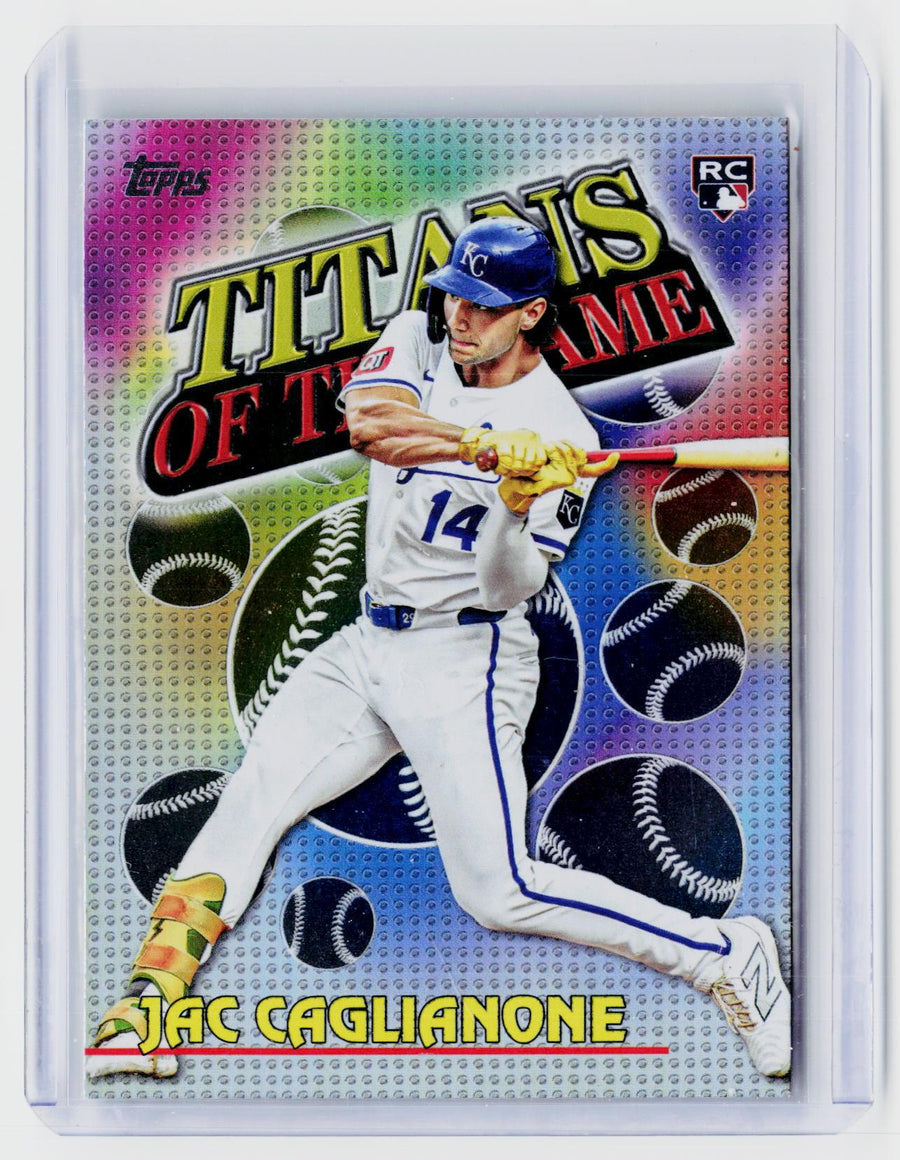 2026 Topps Team of the Game Jac Caglianone RC TOG-12 Kansas City Royals - front