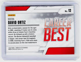 2026 Panini Donruss Elite Baseball Career Best #12 David Ortiz - back