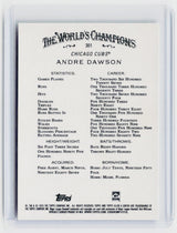 2025 Topps Allen & Ginter Andre Dawson Chicago Cubs #301 - back