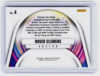 2026 Panini Donruss Elite Baseball Roger Clemens Full Throttle #4 Boston Red Sox - back