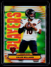 2025 Topps Chrome Power Players Caleb Williams Refractor #PP-7 - front