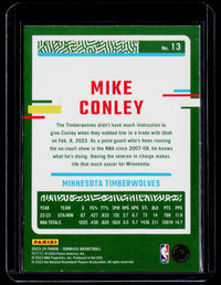 2023-24 Panini Donruss Basketball Mike Conley #13 - back