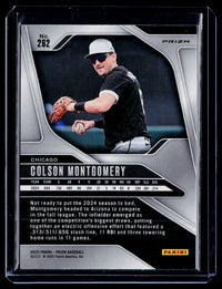 2025 Panini Prizm - Colson Montgomery #262- Snakeskin Prizm SSP - back