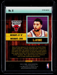 2020-21 Panini Mosaic Jam Masters Zach LaVine #6 - back