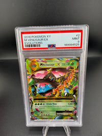 2016 Pokémon XY Evolutions M Venusaur-EX #2 PSA 9 - front