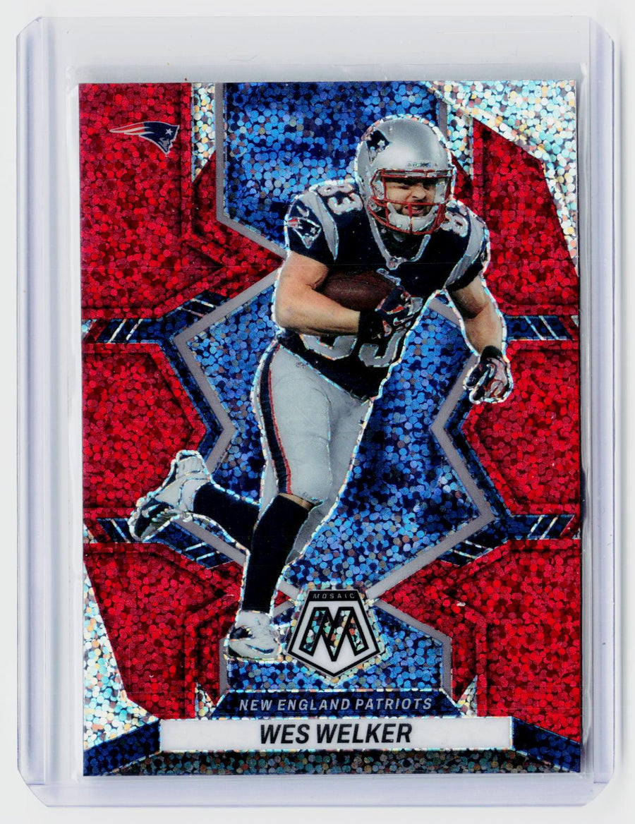 2022 Panini Mosaic Football Wes Welker #240 New England Patriots - front