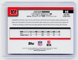 2025 Topps Chrome Football Andrei Iosivas #60 Cincinnati Bengals - back